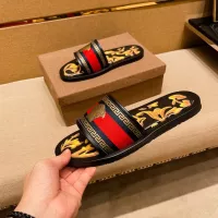 Cheap Versace Slippers For Men #1303830 Replica Wholesale [$52.00 USD] [ITEM#1303830] on Replica Versace Slippers