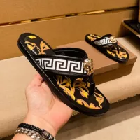 Cheap Versace Slippers For Men #1303831 Replica Wholesale [$52.00 USD] [ITEM#1303831] on Replica Versace Slippers