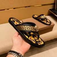 Cheap Versace Slippers For Men #1303832 Replica Wholesale [$52.00 USD] [ITEM#1303832] on Replica Versace Slippers