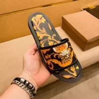 Cheap Versace Slippers For Men #1303837 Replica Wholesale [$52.00 USD] [ITEM#1303837] on Replica Versace Slippers