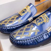 Cheap Versace Leather Shoes For Men #1303838 Replica Wholesale [$72.00 USD] [ITEM#1303838] on Replica Versace Leather Shoes