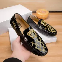 Cheap Versace Leather Shoes For Men #1303839 Replica Wholesale [$72.00 USD] [ITEM#1303839] on Replica Versace Leather Shoes