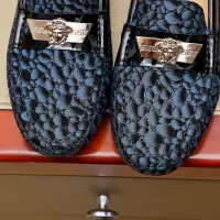 Cheap Versace Leather Shoes For Men #1303843 Replica Wholesale [$76.00 USD] [ITEM#1303843] on Replica Versace Leather Shoes