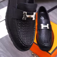 Cheap Hermes Leather Shoes For Men #1303882 Replica Wholesale [$92.00 USD] [ITEM#1303882] on Replica Hermes Leather Shoes