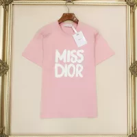 Cheap Christian Dior T-Shirts Short Sleeved For Women #1303891 Replica Wholesale [$48.00 USD] [ITEM#1303891] on Replica Christian Dior T-Shirts