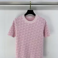 Cheap Christian Dior T-Shirts Short Sleeved For Women #1303902 Replica Wholesale [$80.00 USD] [ITEM#1303902] on Replica Christian Dior T-Shirts