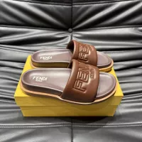 Cheap Fendi Slippers For Men #1303941 Replica Wholesale [$56.00 USD] [ITEM#1303941] on Replica Fendi Slippers