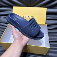 Cheap Fendi Slippers For Men #1303945 Replica Wholesale [$56.00 USD] [ITEM#1303945] on Replica Fendi Slippers