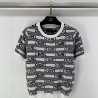 Cheap Chanel T-Shirts Short Sleeved For Women #1304054 Replica Wholesale [$80.00 USD] [ITEM#1304054] on Replica Chanel T-Shirts