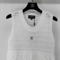 Cheap Chanel T-Shirts Sleeveless For Women #1304058 Replica Wholesale [$72.00 USD] [ITEM#1304058] on Replica Chanel T-Shirts