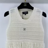 Cheap Chanel T-Shirts Sleeveless For Women #1304059 Replica Wholesale [$72.00 USD] [ITEM#1304059] on Replica Chanel T-Shirts