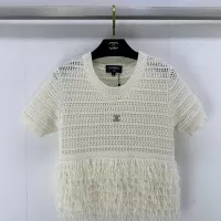 Cheap Chanel T-Shirts Short Sleeved For Women #1304063 Replica Wholesale [$72.00 USD] [ITEM#1304063] on Replica Chanel T-Shirts