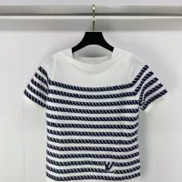 Cheap Louis Vuitton LV T-Shirts Short Sleeved For Women #1304081 Replica Wholesale [$80.00 USD] [ITEM#1304081] on Replica Louis Vuitton LV T-Shirts