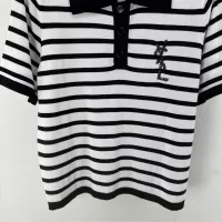 Cheap Yves Saint Laurent YSL T-shirts Short Sleeved For Women #1304088 Replica Wholesale [$76.00 USD] [ITEM#1304088] on Replica Yves Saint Laurent YSL T-shirts