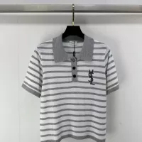 Cheap Yves Saint Laurent YSL T-shirts Short Sleeved For Women #1304090 Replica Wholesale [$76.00 USD] [ITEM#1304090] on Replica Yves Saint Laurent YSL T-shirts