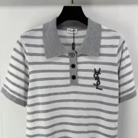 Cheap Yves Saint Laurent YSL T-shirts Short Sleeved For Women #1304090 Replica Wholesale [$76.00 USD] [ITEM#1304090] on Replica Yves Saint Laurent YSL T-shirts