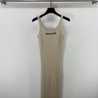 Cheap MIU MIU Dresses Sleeveless For Women #1304116 Replica Wholesale [$100.00 USD] [ITEM#1304116] on Replica MIU MIU Dresses