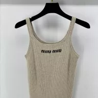 Cheap MIU MIU Dresses Sleeveless For Women #1304116 Replica Wholesale [$100.00 USD] [ITEM#1304116] on Replica MIU MIU Dresses