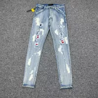 Cheap Amiri Jeans For Men #1304265 Replica Wholesale [$56.00 USD] [ITEM#1304265] on Replica Amiri Jeans