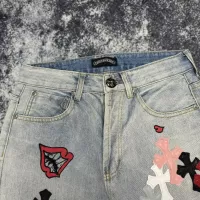 Cheap Chrome Hearts Jeans For Unisex #1304301 Replica Wholesale [$56.00 USD] [ITEM#1304301] on Replica Chrome Hearts Jeans