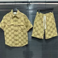 Cheap Gucci Tracksuits Short Sleeved For Unisex #1304357 Replica Wholesale [$108.00 USD] [ITEM#1304357] on Replica Gucci Tracksuits