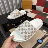 Cheap Louis Vuitton Slippers For Men #1304545 Replica Wholesale [$56.00 USD] [ITEM#1304545] on Replica Louis Vuitton Slippers