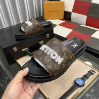 Cheap Louis Vuitton Slippers For Men #1304549 Replica Wholesale [$56.00 USD] [ITEM#1304549] on Replica Louis Vuitton Slippers