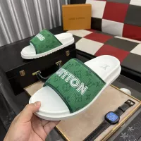 Cheap Louis Vuitton Slippers For Men #1304551 Replica Wholesale [$56.00 USD] [ITEM#1304551] on Replica Louis Vuitton Slippers