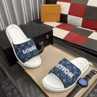 Cheap Louis Vuitton Slippers For Men #1304552 Replica Wholesale [$56.00 USD] [ITEM#1304552] on Replica Louis Vuitton Slippers