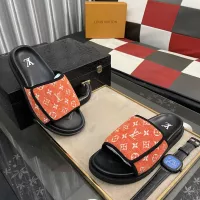 Cheap Louis Vuitton Slippers For Men #1304554 Replica Wholesale [$56.00 USD] [ITEM#1304554] on Replica Louis Vuitton Slippers