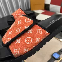 Cheap Louis Vuitton Slippers For Men #1304554 Replica Wholesale [$56.00 USD] [ITEM#1304554] on Replica Louis Vuitton Slippers