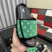 Cheap Louis Vuitton Slippers For Men #1304556 Replica Wholesale [$56.00 USD] [ITEM#1304556] on Replica Louis Vuitton Slippers