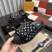 Cheap Louis Vuitton Slippers For Men #1304558 Replica Wholesale [$56.00 USD] [ITEM#1304558] on Replica Louis Vuitton Slippers