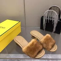 Cheap Fendi Slippers For Women #1304684 Replica Wholesale [$132.00 USD] [ITEM#1304684] on Replica Fendi Slippers