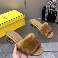 Cheap Fendi Slippers For Women #1304684 Replica Wholesale [$132.00 USD] [ITEM#1304684] on Replica Fendi Slippers