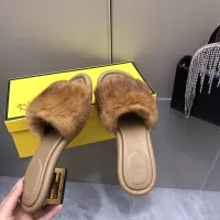 Cheap Fendi Slippers For Women #1304684 Replica Wholesale [$132.00 USD] [ITEM#1304684] on Replica Fendi Slippers