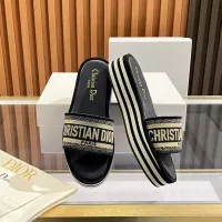 Cheap Christian Dior Slippers For Women #1305127 Replica Wholesale [$82.00 USD] [ITEM#1305127] on Replica Christian Dior Slippers