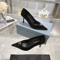 Cheap Prada High-heeled Shoes For Women #1305714 Replica Wholesale [$102.00 USD] [ITEM#1305714] on Replica Prada High-heeled Shoes