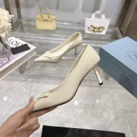 Cheap Prada High-heeled Shoes For Women #1305715 Replica Wholesale [$102.00 USD] [ITEM#1305715] on Replica Prada High-heeled Shoes