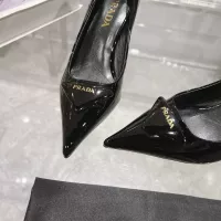 Cheap Prada High-heeled Shoes For Women #1305718 Replica Wholesale [$102.00 USD] [ITEM#1305718] on Replica Prada High-heeled Shoes