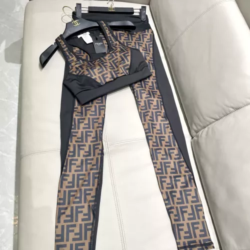 Cheap Fendi Yoga Tracksuits Sleeveless For Women #1310118 Replica Wholesale [$42.00 USD] [ITEM#1310118] on Replica Fendi Tracksuits