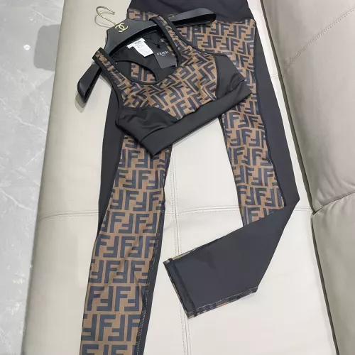 Cheap Fendi Yoga Tracksuits Sleeveless For Women #1310118 Replica Wholesale [$42.00 USD] [ITEM#1310118] on Replica Fendi Tracksuits