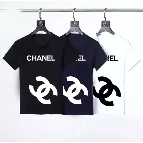 Cheap Chanel T-Shirts Short Sleeved For Men #1316423 Replica Wholesale [$23.00 USD] [ITEM#1316423] on Replica Chanel T-Shirts