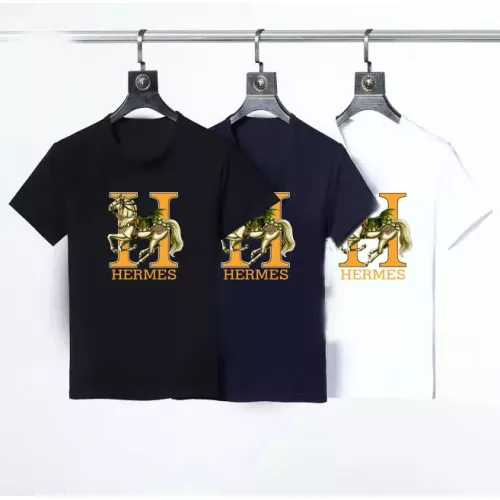 Cheap Hermes T-Shirts Short Sleeved For Men #1316492 Replica Wholesale [$23.00 USD] [ITEM#1316492] on Replica Hermes T-Shirts