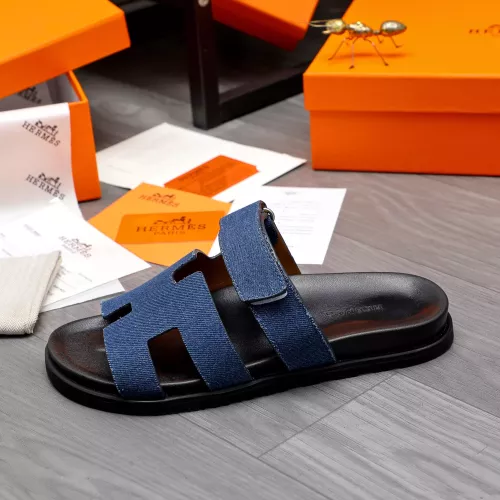 Cheap Hermes Slippers For Men #1318797 Replica Wholesale [$68.00 USD] [ITEM#1318797] on Replica Hermes Slippers