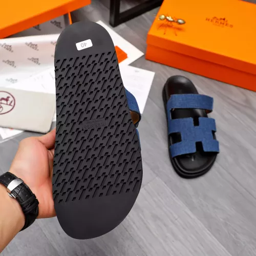Cheap Hermes Slippers For Men #1318797 Replica Wholesale [$68.00 USD] [ITEM#1318797] on Replica Hermes Slippers