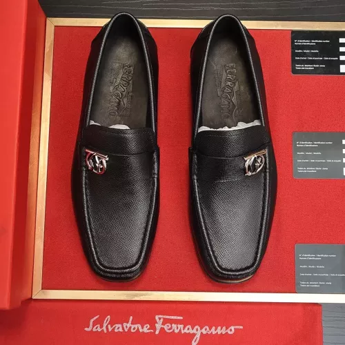 Cheap Salvatore Ferragamo Leather Shoes For Men #1319123 Replica Wholesale [$98.00 USD] [ITEM#1319123] on Replica Salvatore Ferragamo Leather Shoes