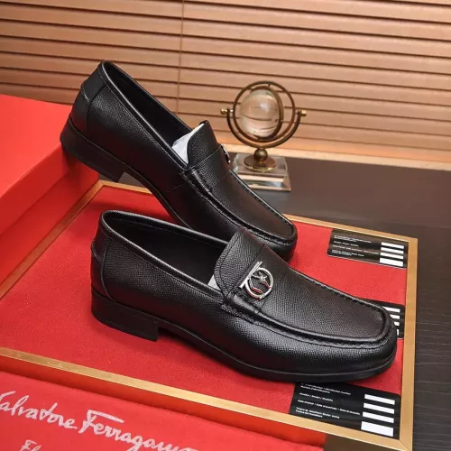 Cheap Salvatore Ferragamo Leather Shoes For Men #1319123 Replica Wholesale [$98.00 USD] [ITEM#1319123] on Replica Salvatore Ferragamo Leather Shoes