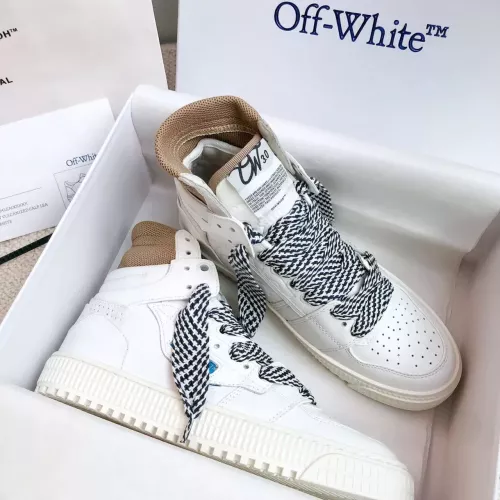 Cheap Off-White High Tops Shoes For Men #1319153 Replica Wholesale [$112.00 USD] [ITEM#1319153] on Replica Off-White High Tops Shoes