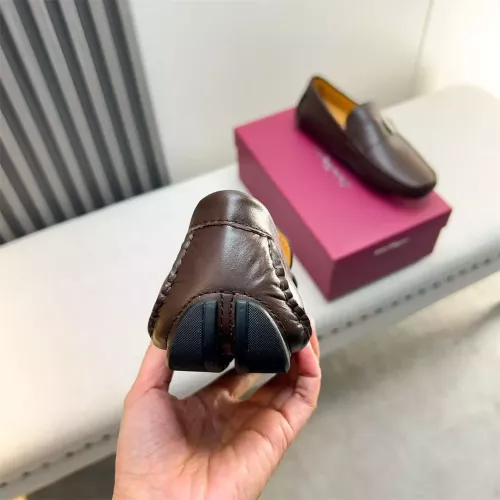 Cheap Salvatore Ferragamo Leather Shoes For Men #1319309 Replica Wholesale [$100.00 USD] [ITEM#1319309] on Replica Salvatore Ferragamo Leather Shoes